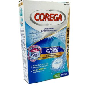 COREGA OXIGENO BIO-ACTIVO LIMPIEZA PROTESIS DENTAL 30 TABLETAS