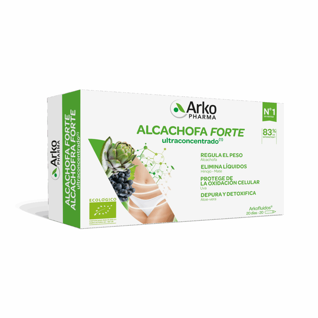 ARKOFLUIDO ALCACHOFA FORTE 20 AMPOLLAS BEBIBLES 15 ML