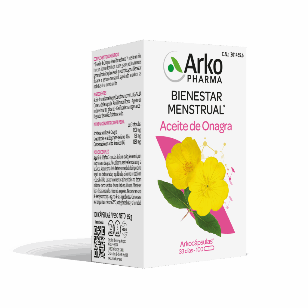 ARKOCAPS ACEITE ONAGRA 100 CAPSULAS