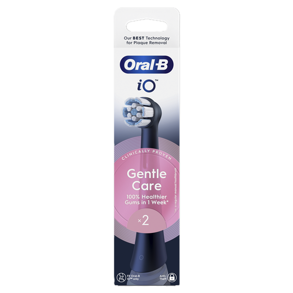 CEPILLO DENTAL ELECTRICO RECAMBIO ORAL-B REC IO GENTLE CARE 2 CABEZALES COLOR NEGRO CEPILLO DENTAL ELECTRICO RECAMBIO ORAL-B REC IO GENTLE CARE 2 CABEZALES COLOR NEGRO