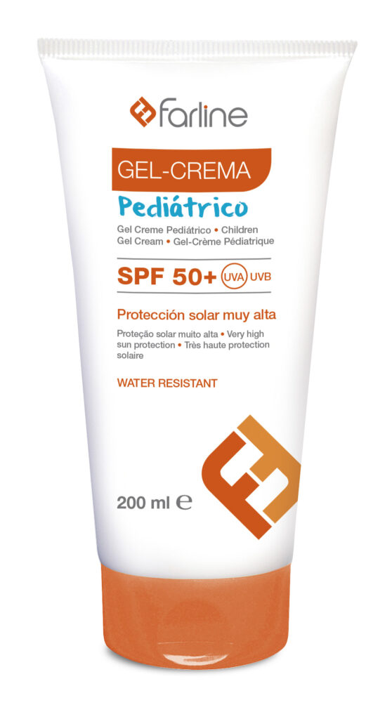 FARLINE GEL CREMA SOLAR SPF 50+ PEDIATRICA 1 TUBO 200 ML