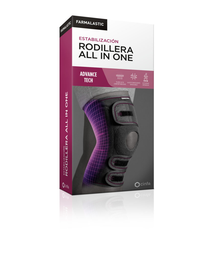 RODILLERA FARMALASTIC ADVANCE TECH ALL IN ONE 1 UNIDAD TALLA UNICA