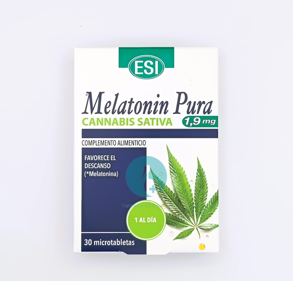 MELATONINA PURA 1.90MG+CANNABIS ESI 30MTABLET MELATONINA PURA 1.90MG+CANNABIS ESI 30MTABLET