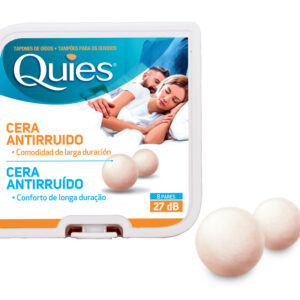 TAPONES OIDOS CERA ANTIRRUIDO QUIES 16 UNIDADES