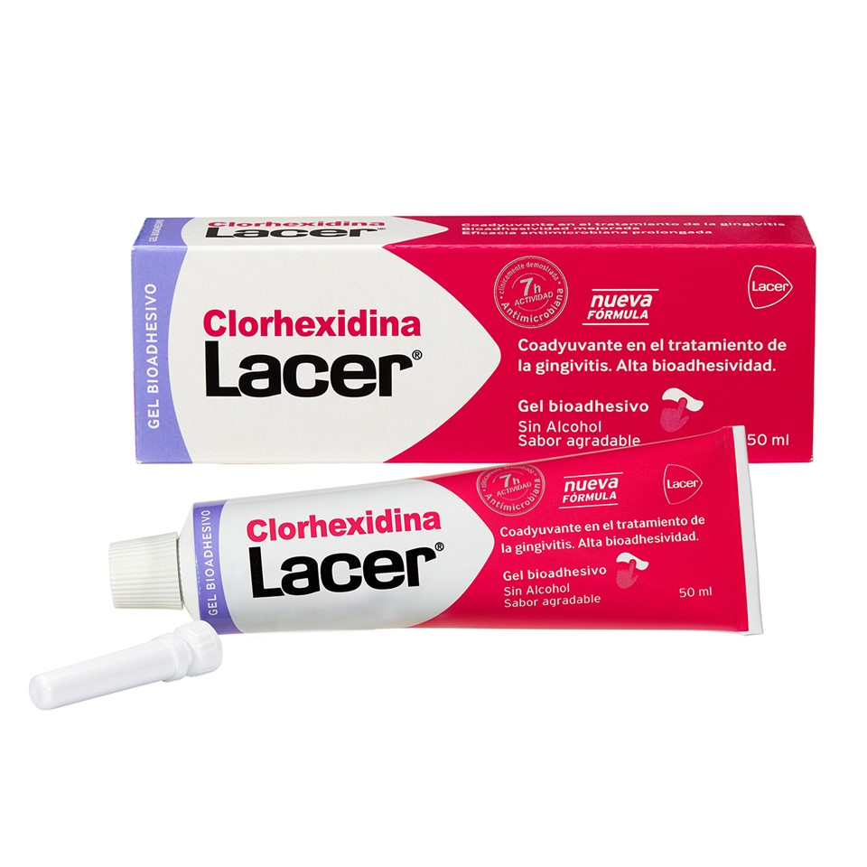 LACER GEL BIOADHESIVO CLORHEXIDINA 1 ENVASE 50 ML LACER GEL BIOADHESIVO CLORHEXIDINA 1 ENVASE 50 ML