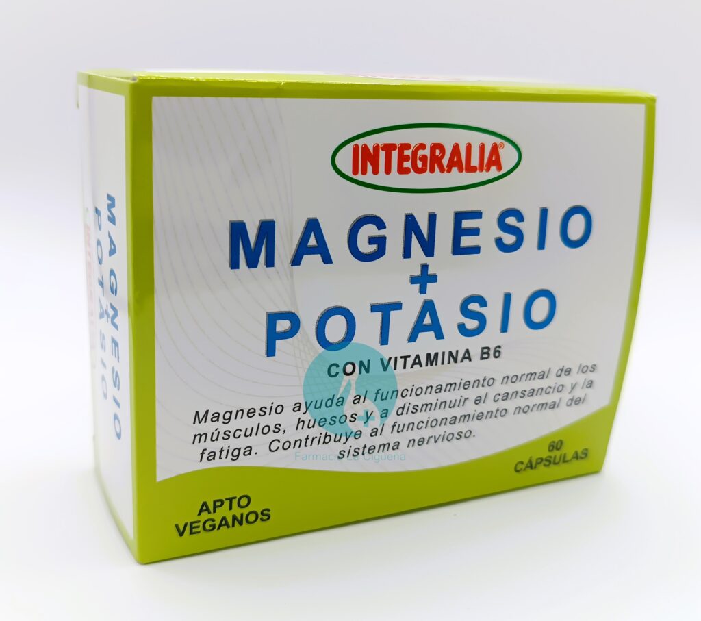 MAGNESIO POTASIO VIT B6 60CAP INTEGRALIA MAGNESIO POTASIO VIT B6 60CAP INTEGRALIA