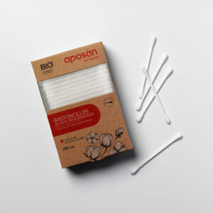 BASTONCILLOS DE PAPEL BIODEGRADABLES APOSAN BOTIQUIN 200 UNIDADES