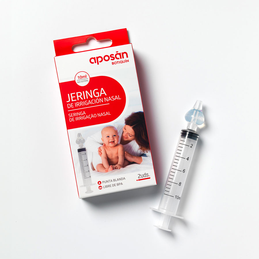 APOSAN BOTIQUIN JERINGA IRRIGADOR NASAL 2 UNIDADES MONODOSIS 10 ML
