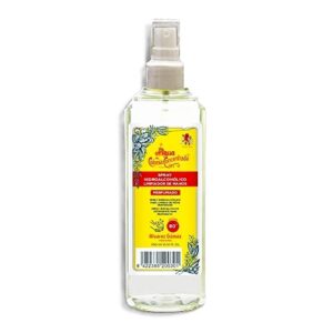 AGUA DE COLONIA CONCENTRADA SPRAY HIDROALCOHOLICO LIMPIADOR DE MANOS PERFUMADO 1 ENVASE 300 ML