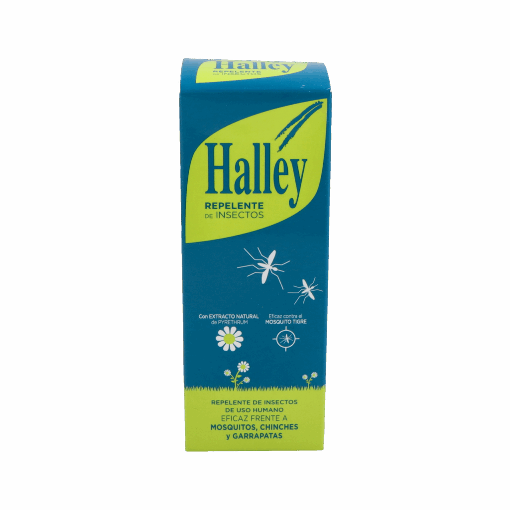 HALLEY REPELENTE DE INSECTOS 1 ENVASE 100 ML HALLEY REPELENTE DE INSECTOS 1 ENVASE 100 ML