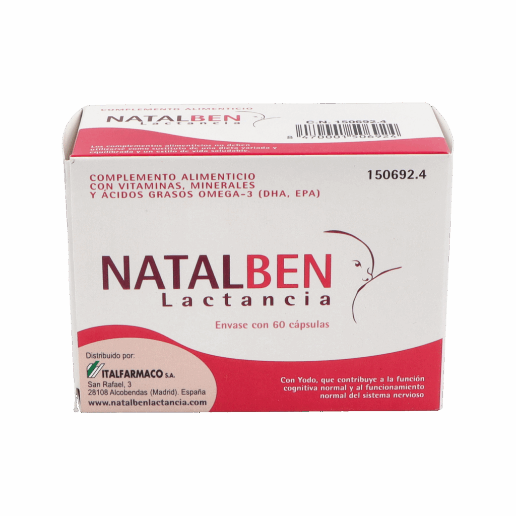 NATALBEN LACTANCIA 60 CAPSULAS NATALBEN LACTANCIA 60 CAPSULAS