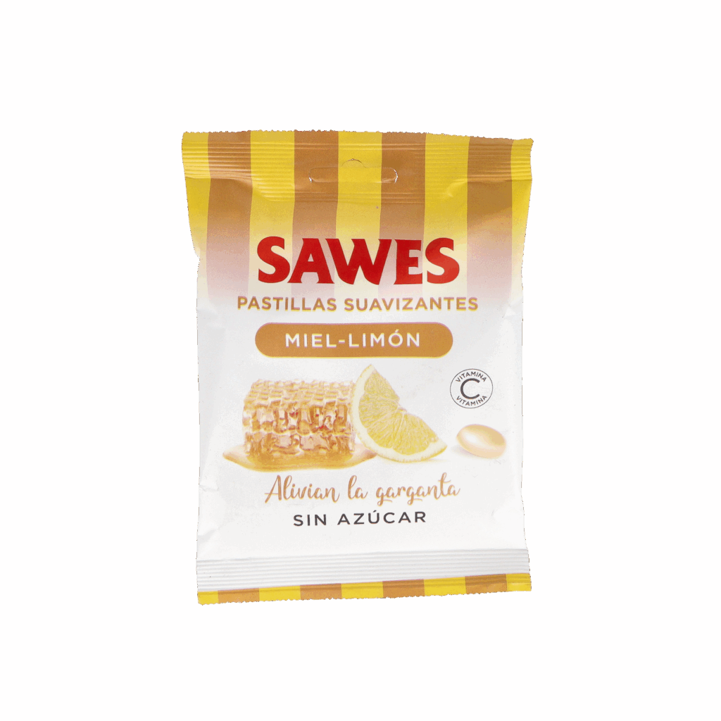 SUAWELL PASTILLAS SUAVIZANTES SIN AZUCAR 1 BOLSA 50 G SABOR MIEL CON LIMON SUAWELL PASTILLAS SUAVIZANTES SIN AZUCAR 1 BOLSA 50 G SABOR MIEL CON LIMON