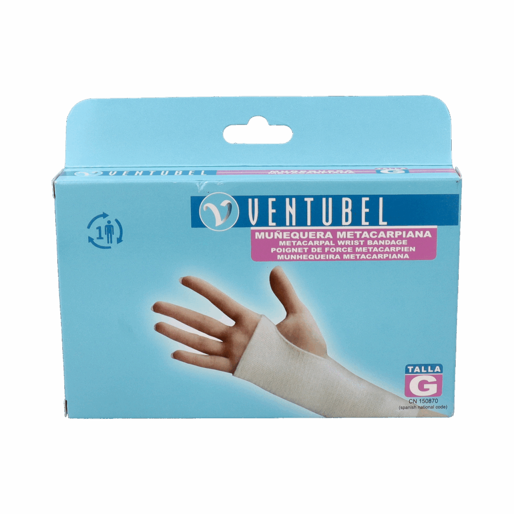 MUÑEQUERA METACARPIANA VENTUBEL 1 UNIDAD TALLA GRANDE MUÑEQUERA METACARPIANA VENTUBEL 1 UNIDAD TALLA GRANDE