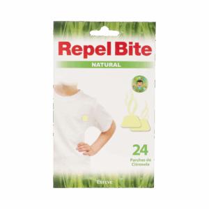 REPEL BITE NATURAL PARCHES ROPA CON CITRONELLA 24 APLICACIONES
