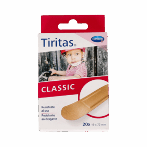 TIRITAS CLASSIC APOSITO ADHESIVO 20 UNIDADES 72 MM X 19 MM