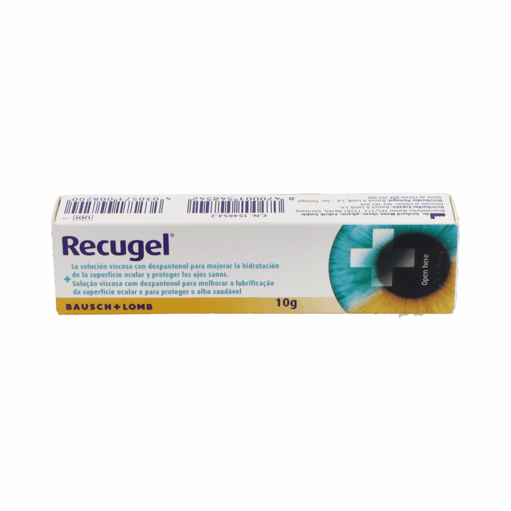 RECUGEL HIDRATACION S OCULAR 1 TUBO 10 G