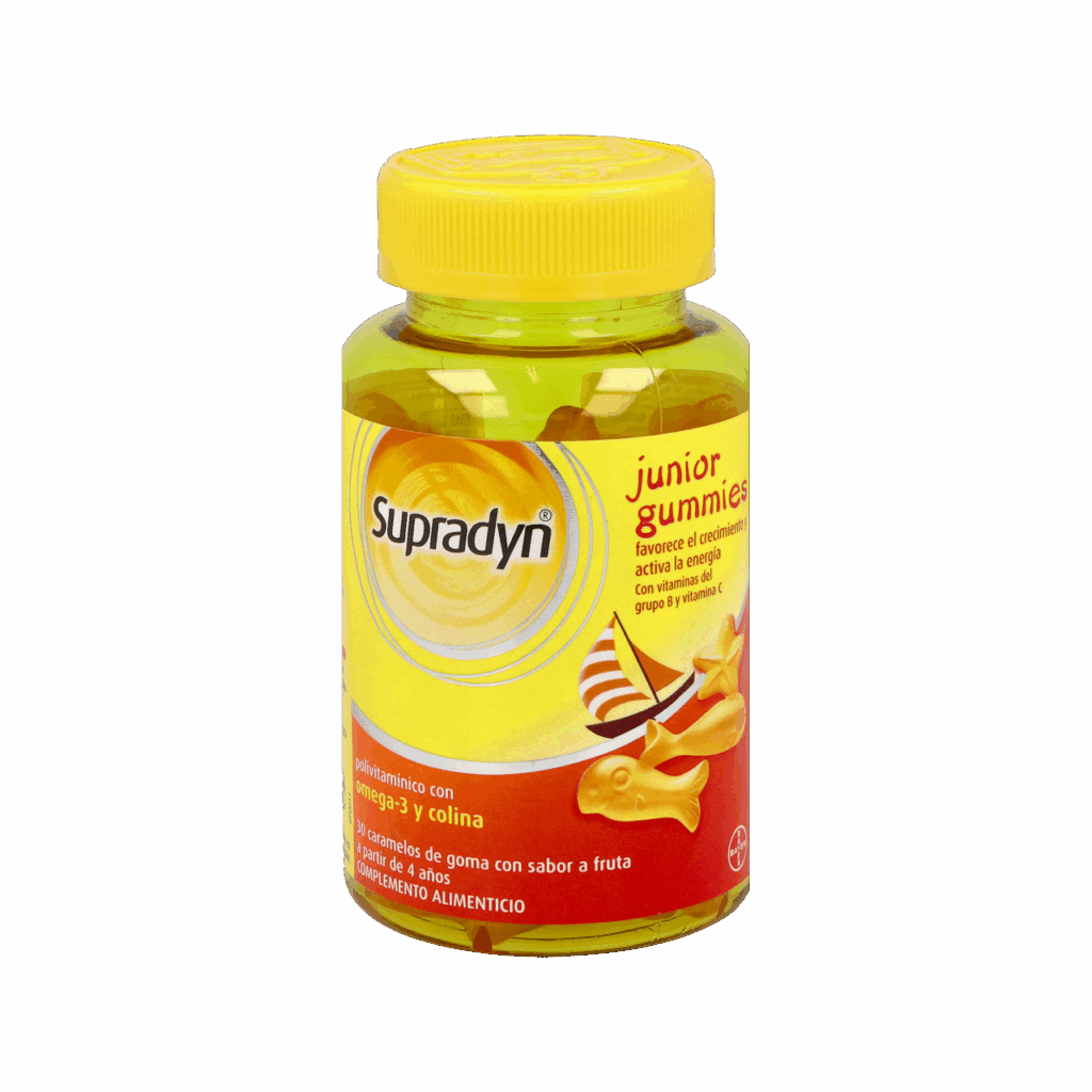 SUPRADYN JUNIOR GUMMIES 30 CARAMELOS DE GOMA SABOR FRUTA SUPRADYN JUNIOR GUMMIES 30 CARAMELOS DE GOMA SABOR FRUTA