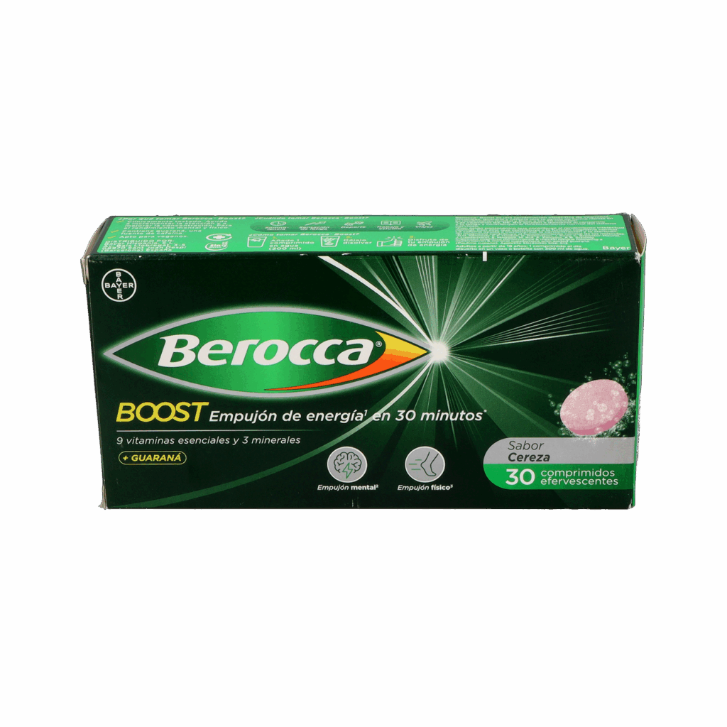 BEROCCA BOOST 30 COMPRIMIDOS EFERVESCENTES