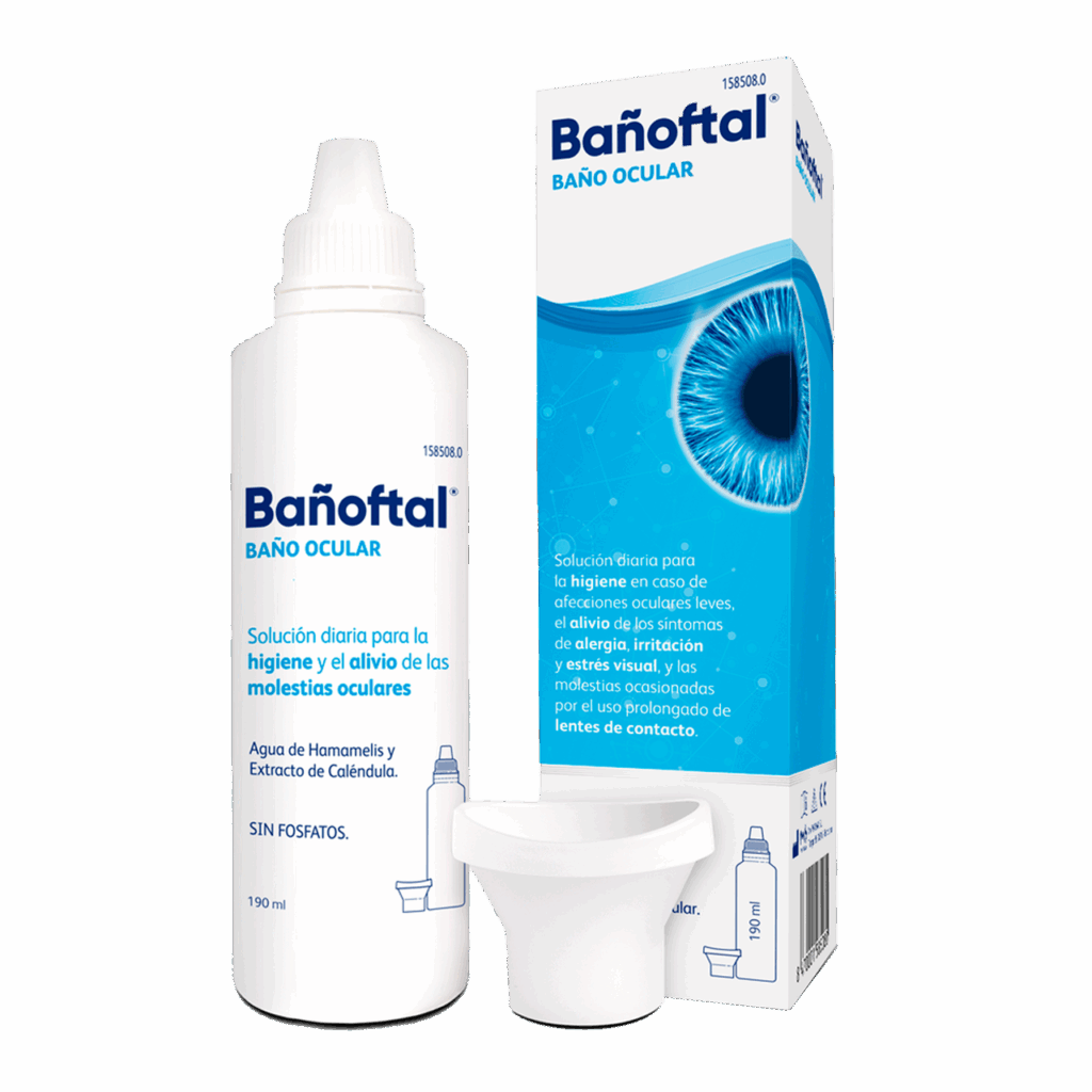 BAÑOFTAL BAÑO OCULAR 1 ENVASE 190 ML