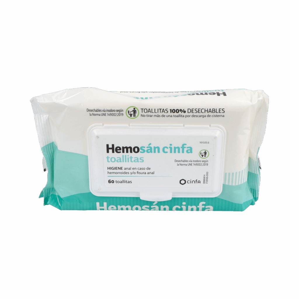 HEMOSAN CINFA 60 TOALLITAS HEMOSAN CINFA 60 TOALLITAS