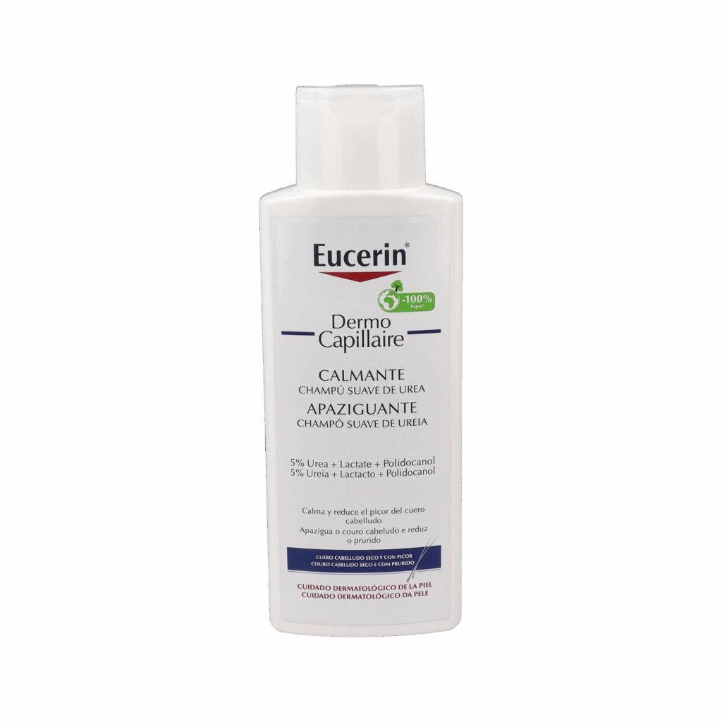 EUCERIN DERMOCAPILLAIRE CHAMPU CALMANTE 5% UREA 1 ENVASE 250 ML