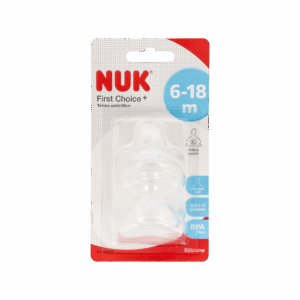 TETINA SILICONA ANTICOLICO NUK FIRST CHOICE+ TALLA 2 L 2 UNIDADES