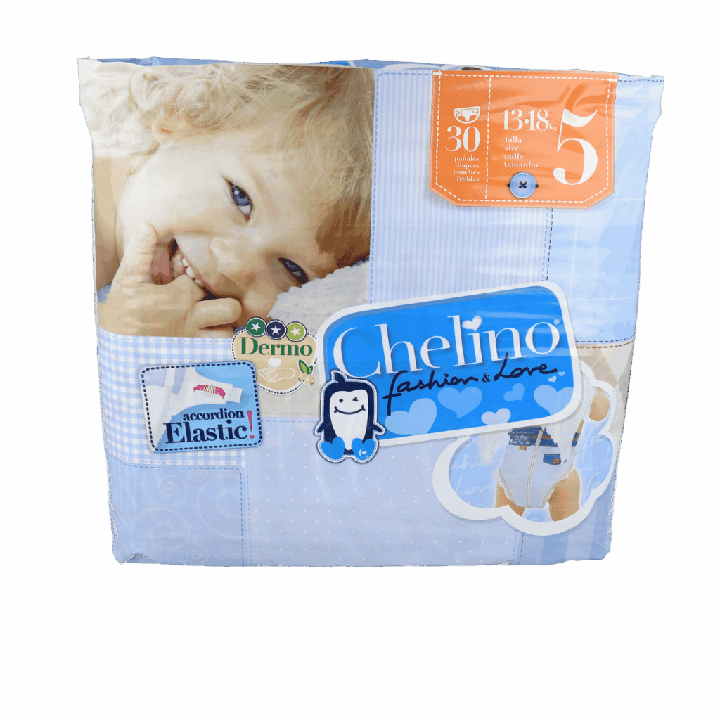 PAÑAL INFANTIL CHELINO TALLA 5 13 – 18 KG 30 PAÑALES PAÑAL INFANTIL CHELINO TALLA 5 13 – 18 KG 30 PAÑALES