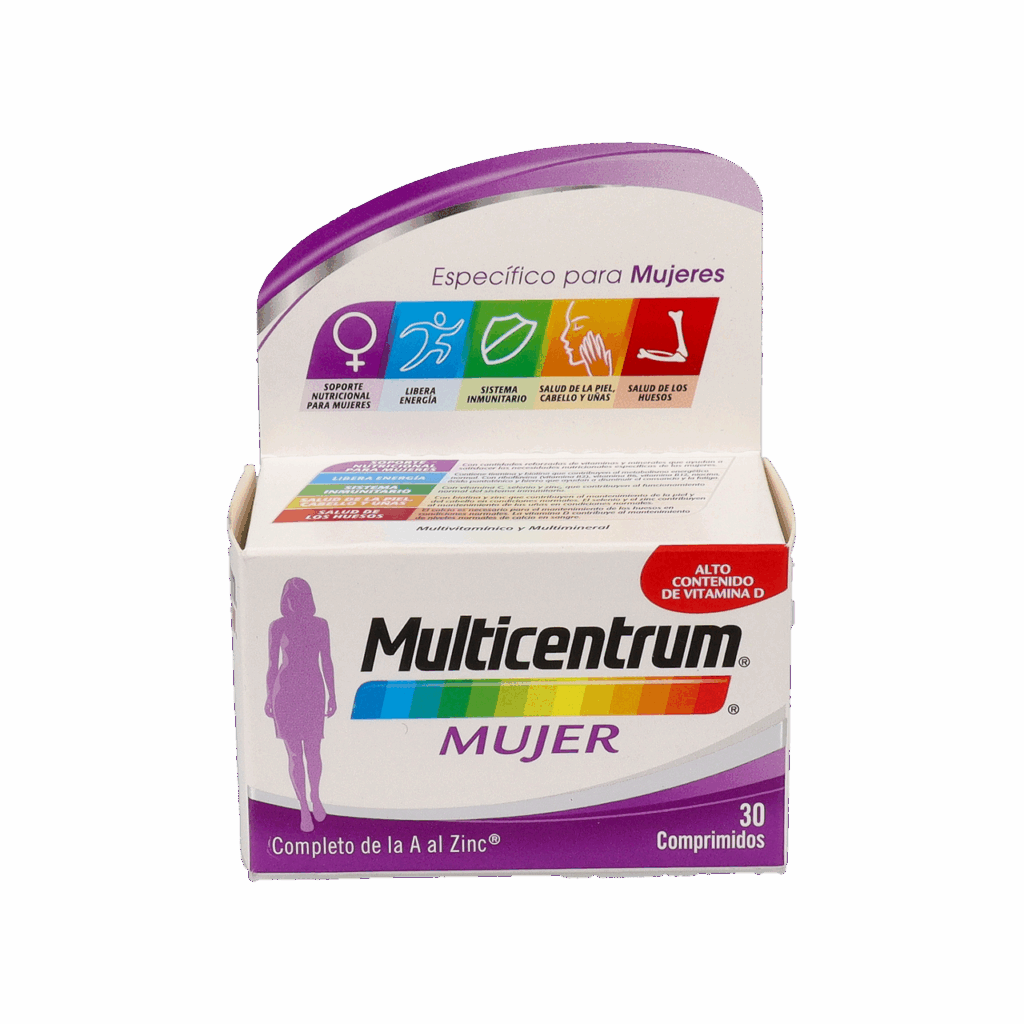 MULTICENTRUM MUJER 30 COMPRIMIDOS
