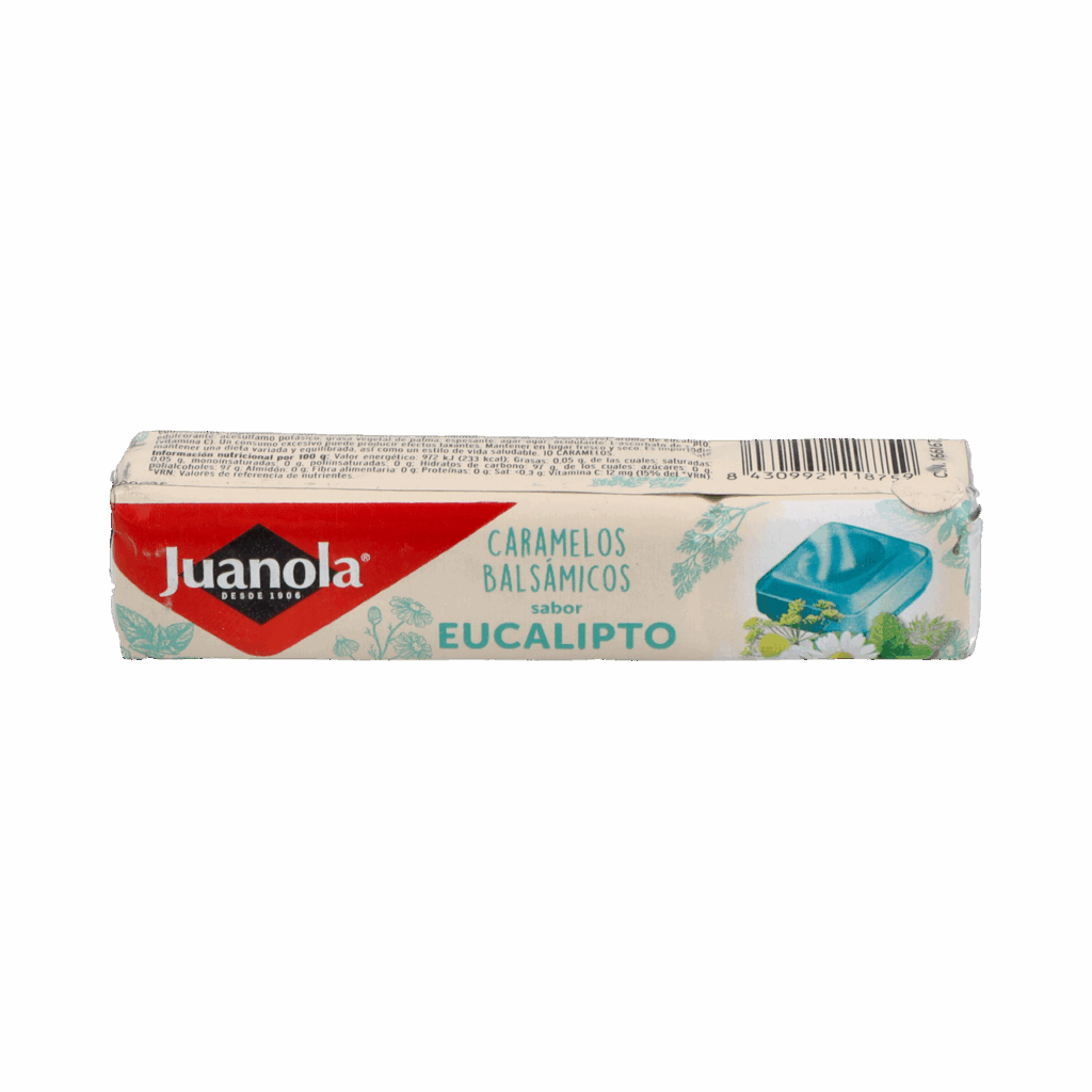 JUANOLA CARAMELOS EUCALIPTUS VIT C Y HIERBAS MEDITERRANEAS 1 ENVASE 32,4 G JUANOLA CARAMELOS EUCALIPTUS VIT C Y HIERBAS MEDITERRANEAS 1 ENVASE 32,4 G