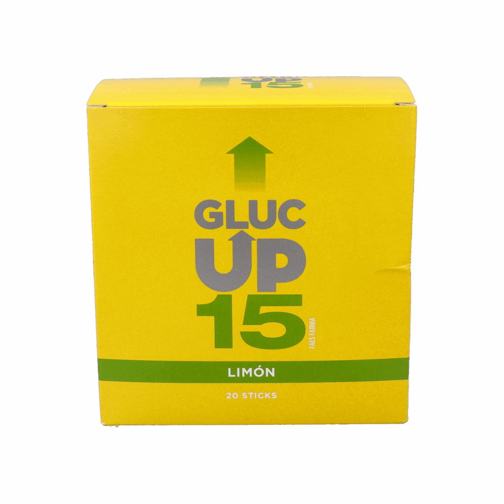 GLUC UP 15 FAES FARMA 20 STICKS SABOR LIMON