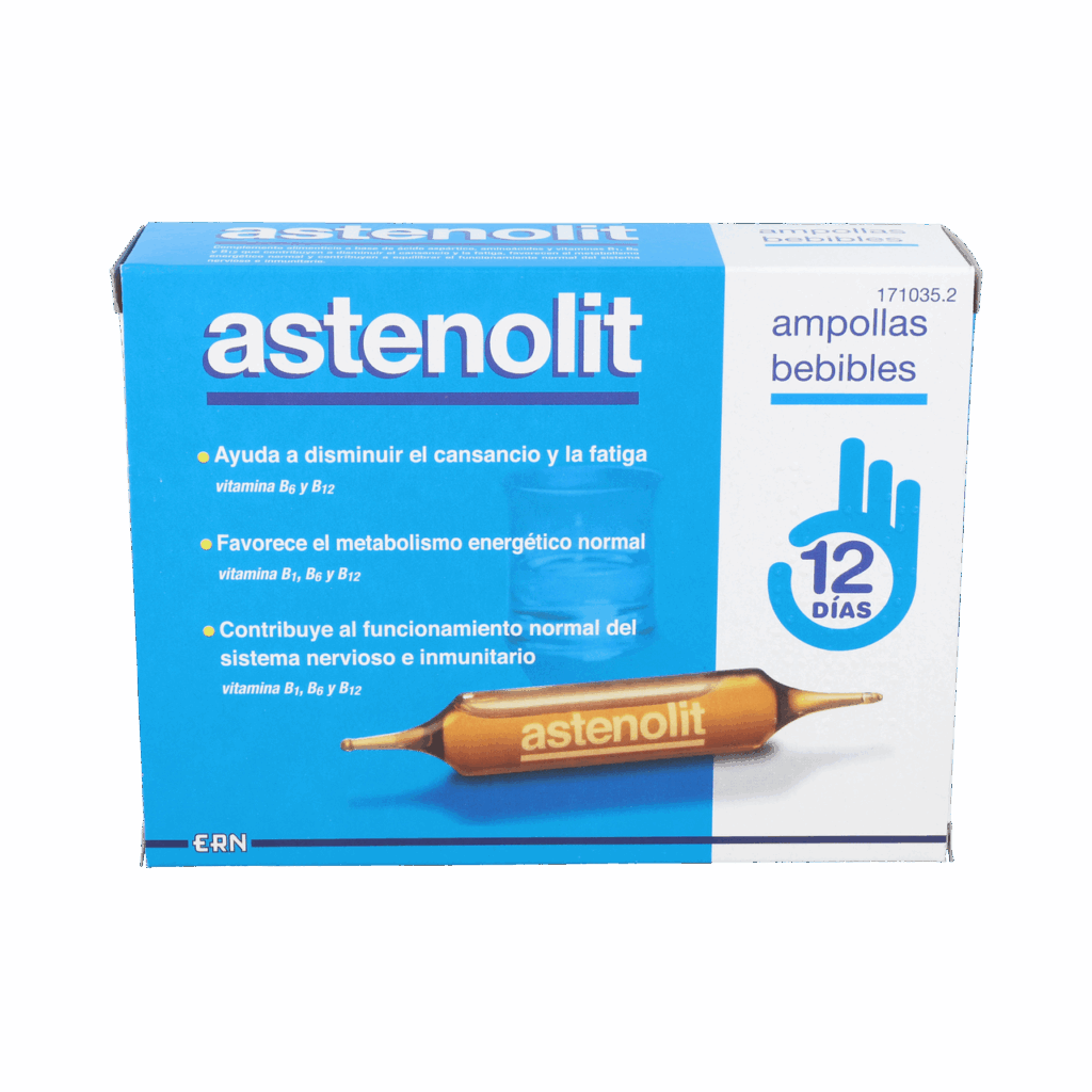 ASTENOLIT 12 AMPOLLAS BEBIBLES 10 ML