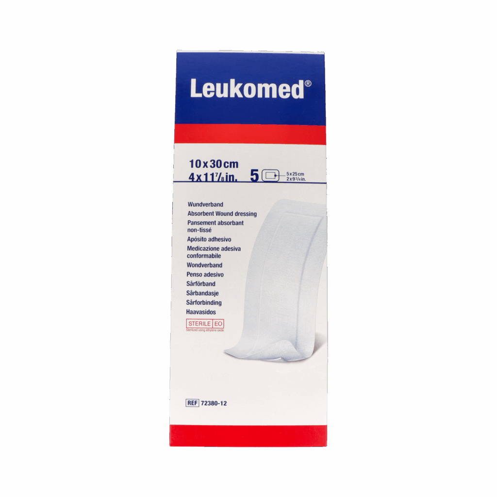 APOSITO ESTERIL ADHESIVO LEUKOMED 5 UNIDADES 30 X 10 CM APOSITO ESTERIL ADHESIVO LEUKOMED 5 UNIDADES 30 X 10 CM