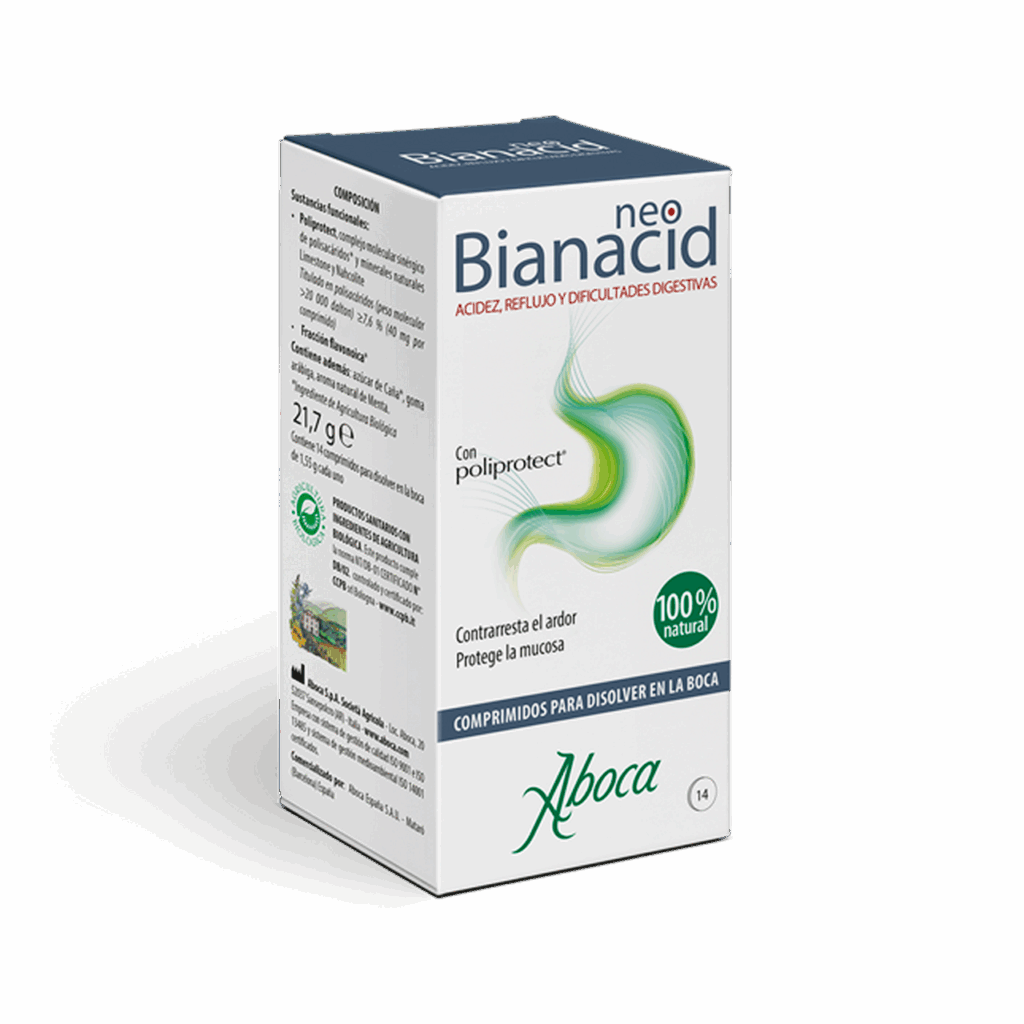 NEOBIANACID ACIDEZ Y REFLUJO 14 COMPRIMIDOS MASTICABLES