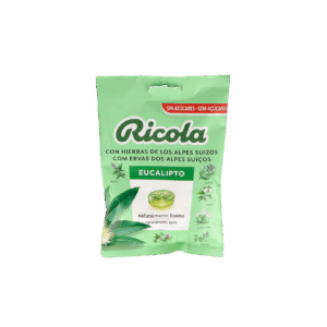 RICOLA CARAMELOS SIN AZUCAR 1 BOLSA 70 G SABOR EUCALIPTUS