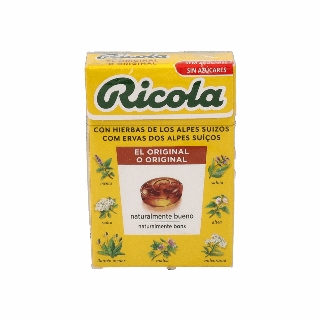 RICOLA CARAMELOS SIN AZUCAR HIERBAS CON STEVIA 1 ENVASE 50 G