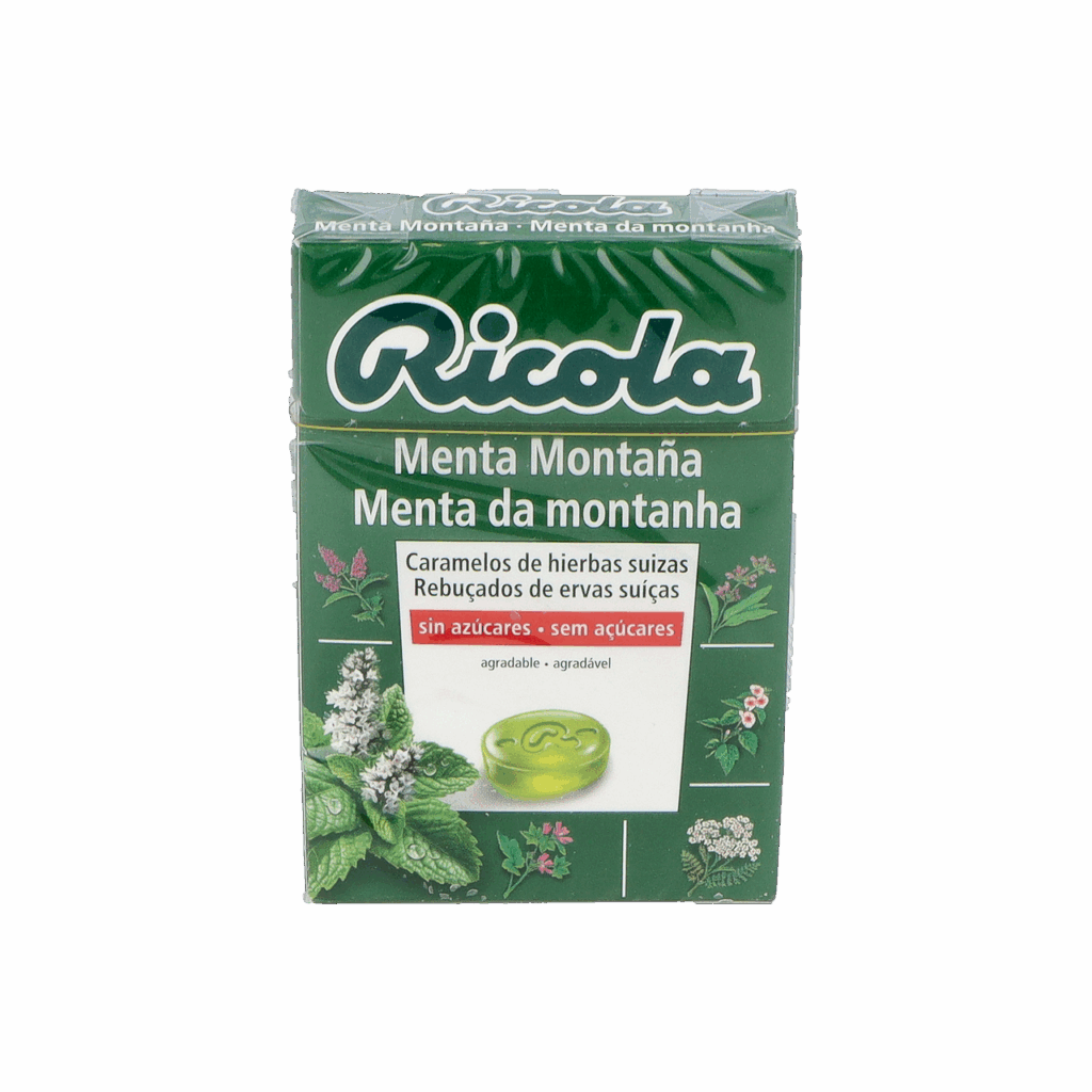 RICOLA CARAMELOS SIN AZUCAR 1 ENVASE 50 G SABOR MENTA MONTAÑA