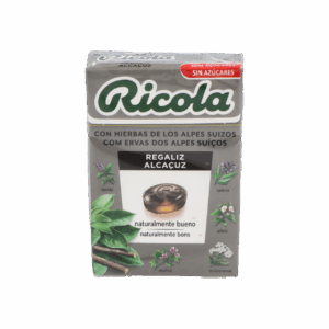 RICOLA CARAMELOS SIN AZUCAR 1 ENVASE 50 G SABOR REGALIZ