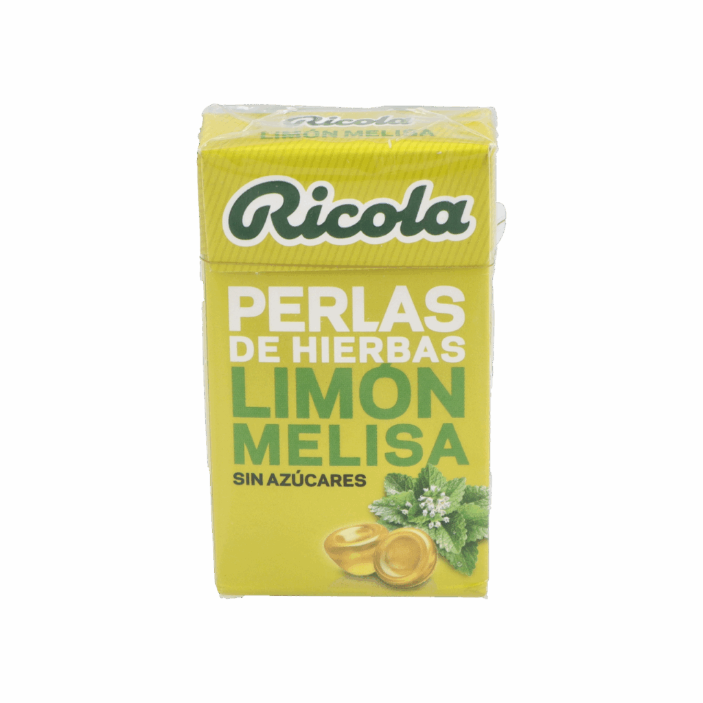 RICOLA PERLAS SIN AZUCAR 1 ENVASE 25 G SABOR LIMON