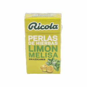RICOLA PERLAS SIN AZUCAR 1 ENVASE 25 G SABOR LIMON