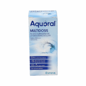 AQUORAL MULTIDOSIS GOTAS OFTALMICAS LUBRICANTES ESTERILES 1 ENVASE 10 ML