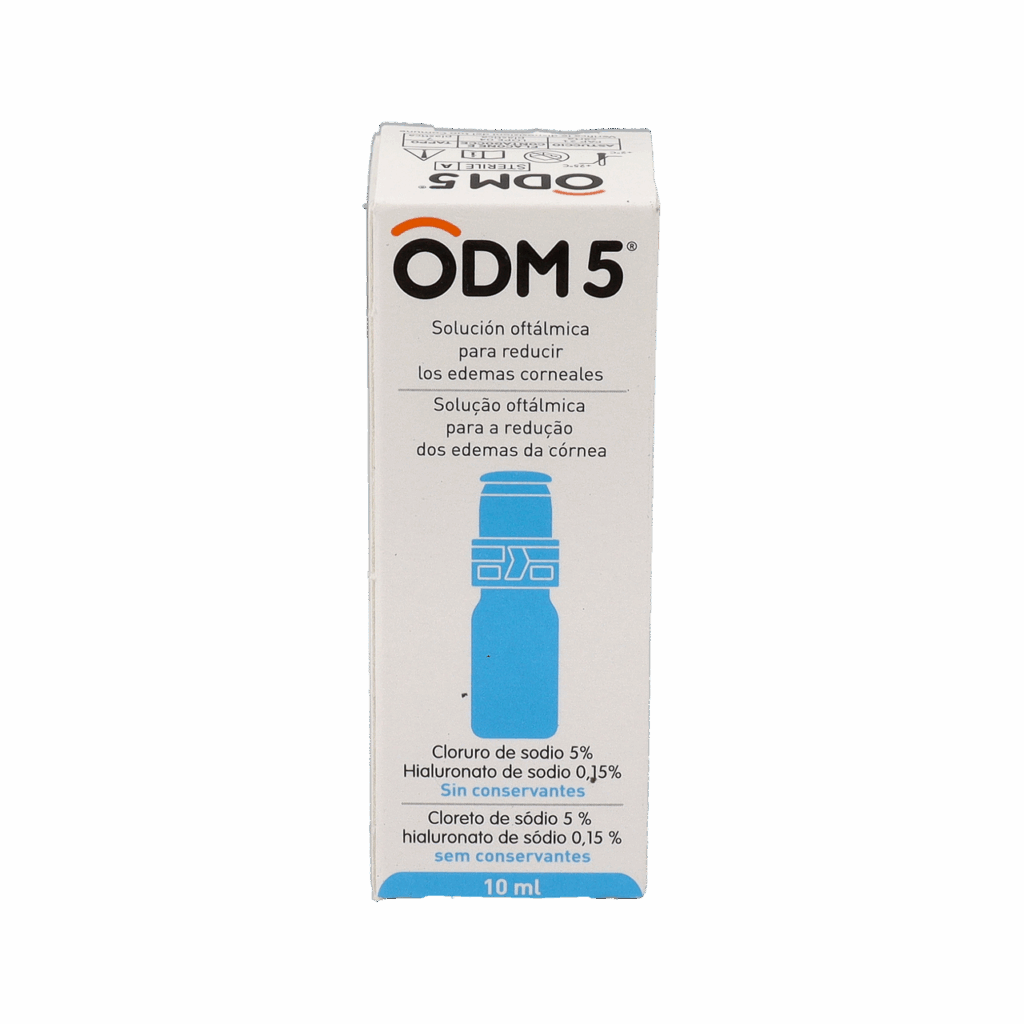 ODM 5 ANTIEDEMA CORNEAL SOLUCION OFTALMICA HIPEROSMOLAR 1 FRASCO MULTIDOSIS 10 ML ODM 5 ANTIEDEMA CORNEAL SOLUCION OFTALMICA HIPEROSMOLAR 1 FRASCO MULTIDOSIS 10 ML