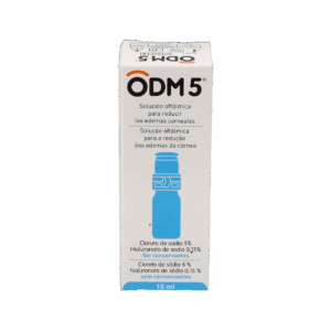 ODM 5 ANTIEDEMA CORNEAL SOLUCION OFTALMICA HIPEROSMOLAR 1 FRASCO MULTIDOSIS 10 ML