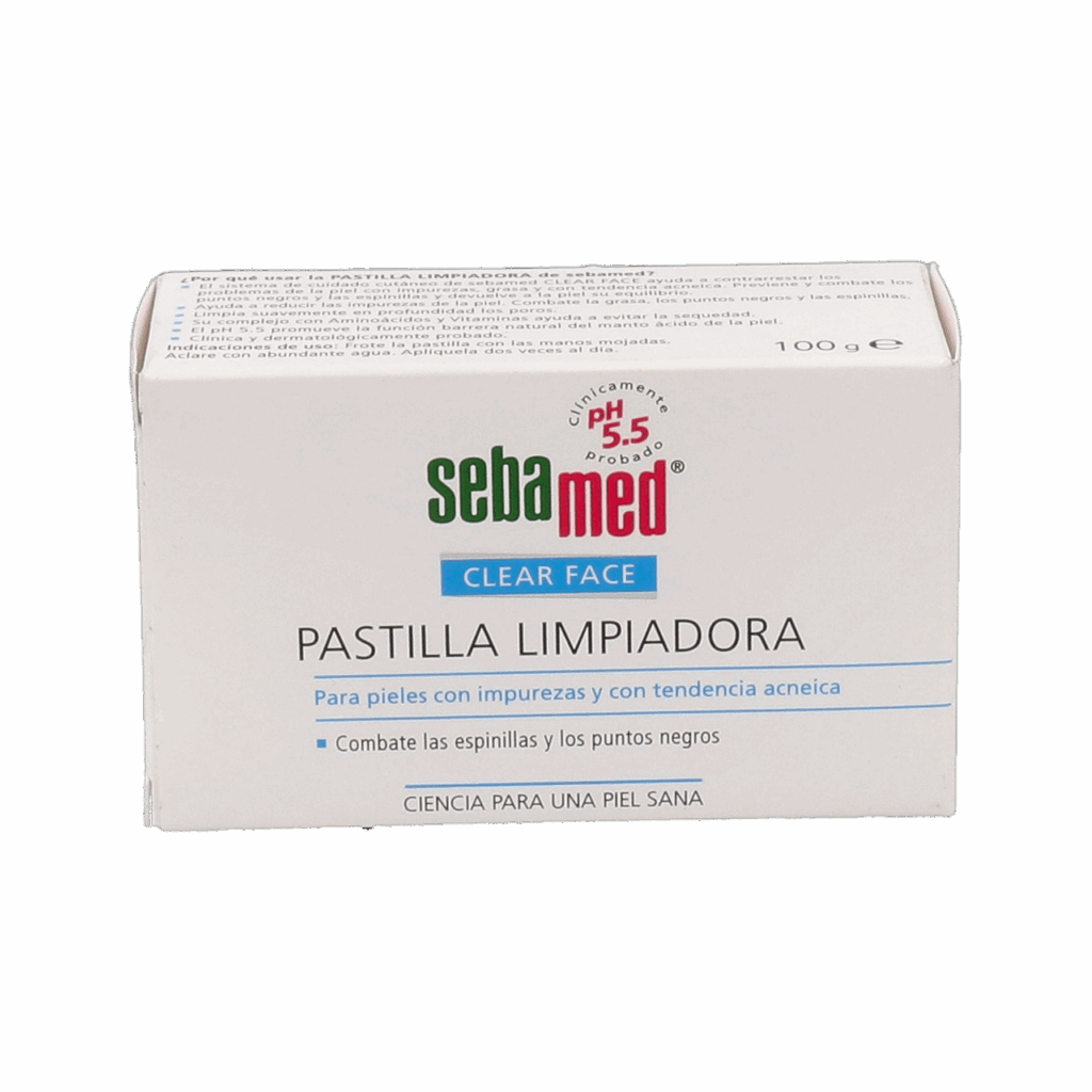 SEBAMED LIMPIADOR PASTILLA CLEAR FACE 1 ENVASE 100 G SEBAMED LIMPIADOR PASTILLA CLEAR FACE 1 ENVASE 100 G