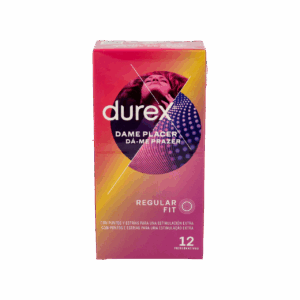 DUREX DAME PLACER PRESERVATIVOS 12 UNIDADES