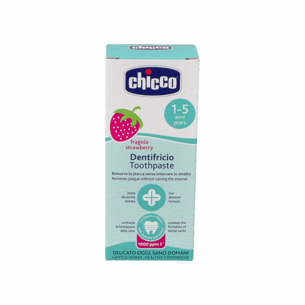 PASTA DENTAL INFANTIL CHICCO 1 ENVASE 50 ML SABOR FRESA PASTA DENTAL INFANTIL CHICCO 1 ENVASE 50 ML SABOR FRESA