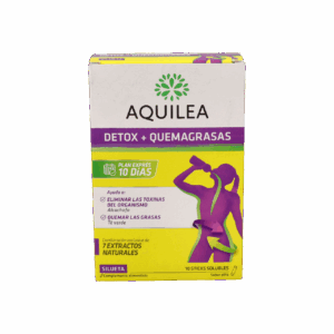 AQUILEA DETOX QUEMAGRASAS FORTE 10 STICKS 15 ML SABOR PIÑA