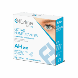 FARLINE OPTICA GOTAS HUMECTANTES AH 0.2% GOTAS OFTALMICAS ESTERILES 20 MONODOSIS 0,4 ML