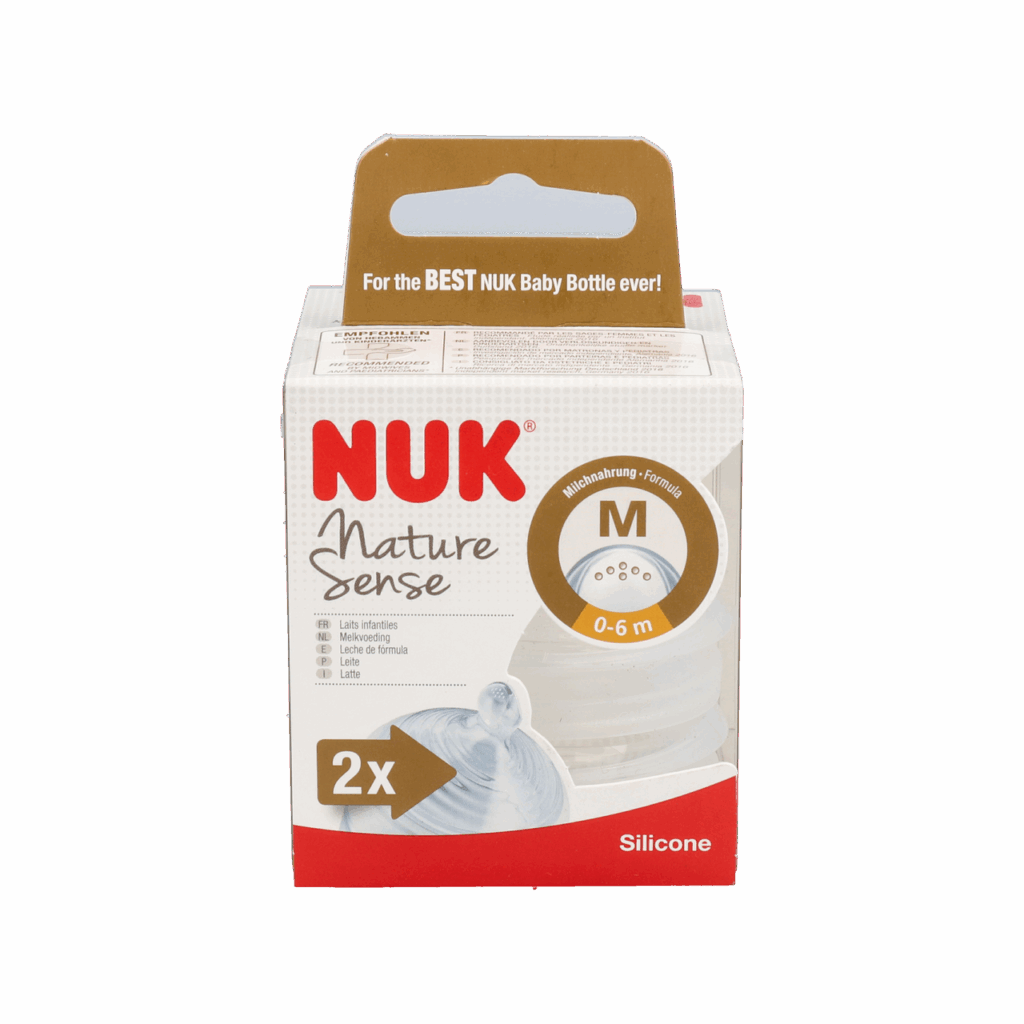 TETINA SILICONA ANTICOLICO NUK NATURE SENSE TALLA 1 M 2 UNIDADES TETINA SILICONA ANTICOLICO NUK NATURE SENSE TALLA 1 M 2 UNIDADES