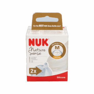 TETINA SILICONA ANTICOLICO NUK NATURE SENSE TALLA 1 M 2 UNIDADES