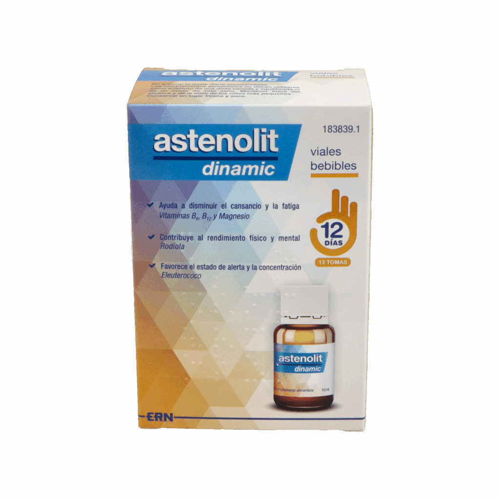 ASTENOLIT DINAMIC 12 VIALES BEBIBLES 10 ML